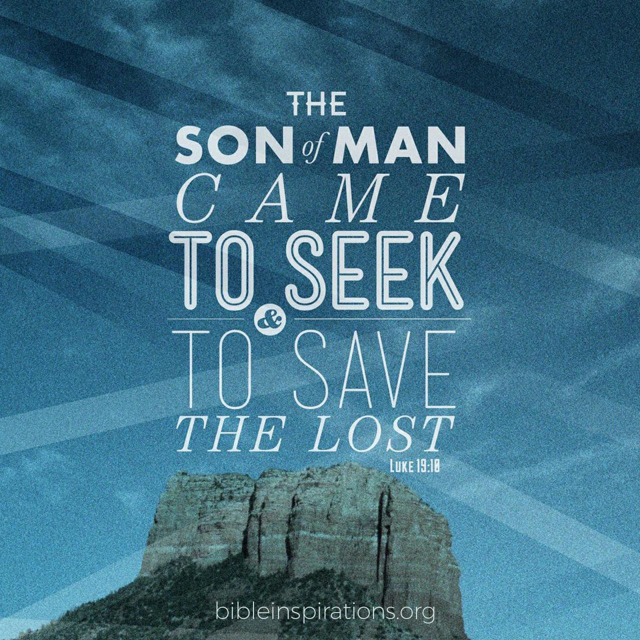 Seek And Save The Lost Bible Verse