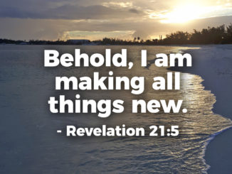 And he who was seated on the throne said, Behold, I am making all things new. Also he said, Write this down, for these words are trustworthy and true. - Revelation 21:5