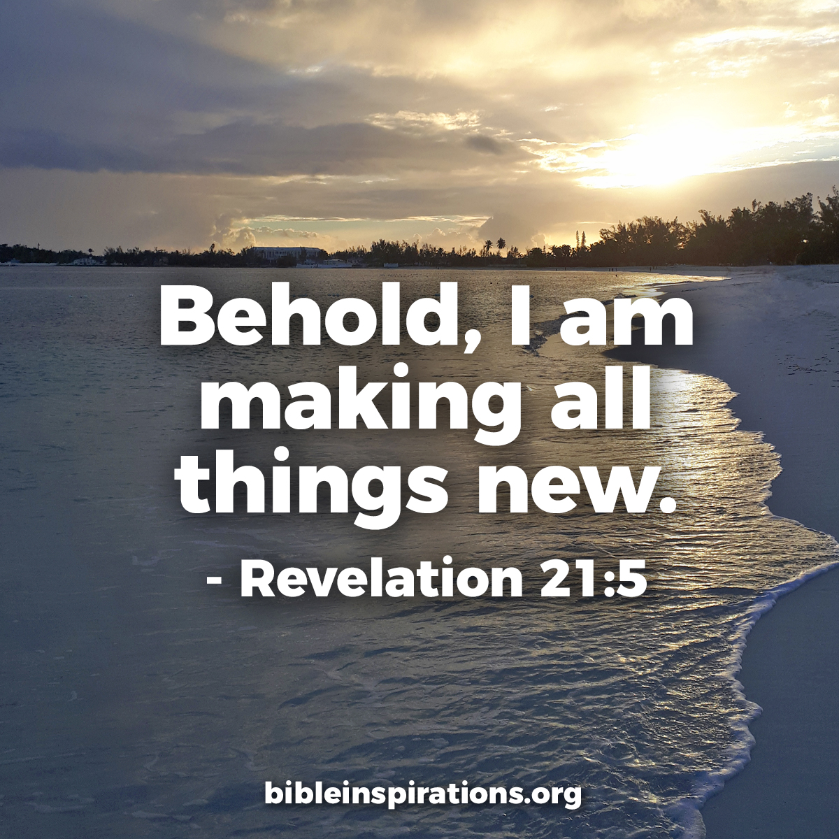 And he who was seated on the throne said, Behold, I am making all things new. Also he said, Write this down, for these words are trustworthy and true. - Revelation 21:5